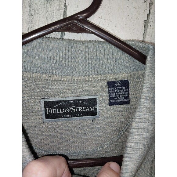 Field & Stream Men's XL Long Sleeve Thermal Polo Shirt - Picture 4 of 6